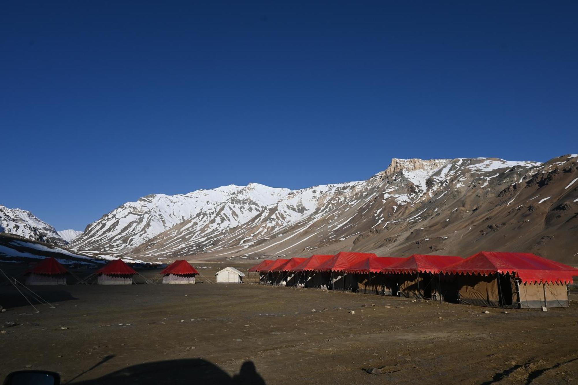 ホテル Himalayan Routes Camp Sarchu Sir Bhum Chun エクステリア 写真